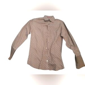 Paul Smith Patterned Shirt Size: 15.5